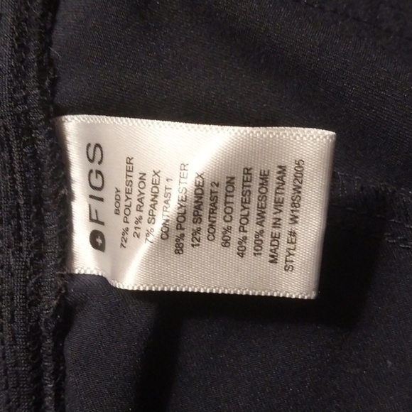 Figs Women Navy Technical Collection Joggers/Staight Leg Size S (2) - Picture 6 of 7